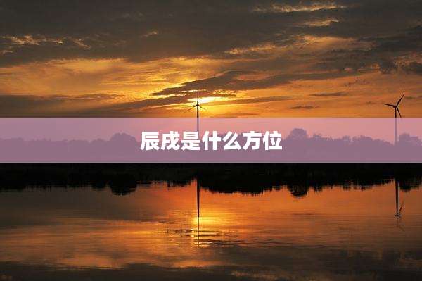 辰戌是什么方位