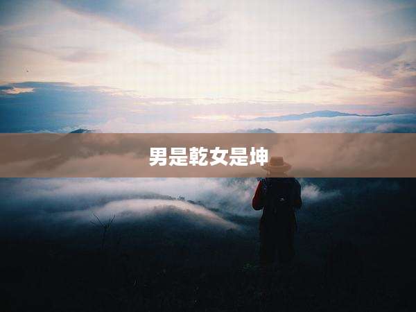 男是乾女是坤