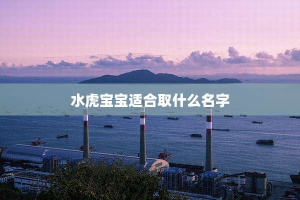 水虎宝宝适合取什么名字