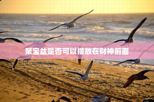 聚宝盆是否可以摆放在财神前面