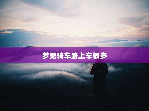 梦见骑车路上车很多