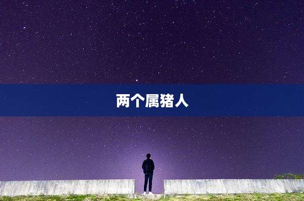 两个属猪人