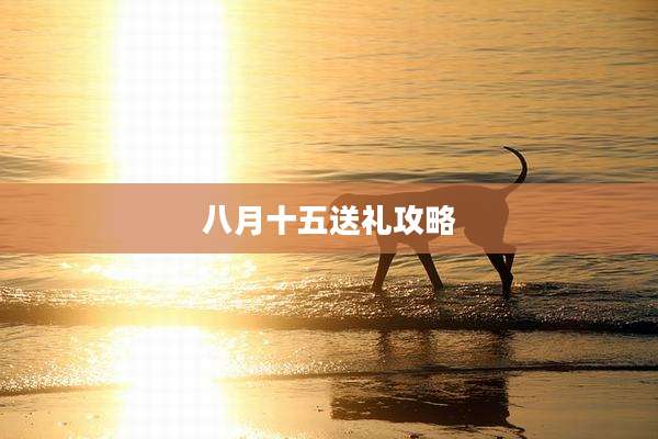 八月十五送礼攻略