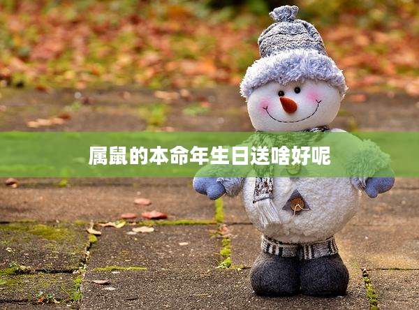 属鼠的本命年生日送啥好呢