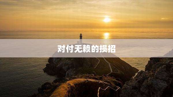 对付无赖的损招