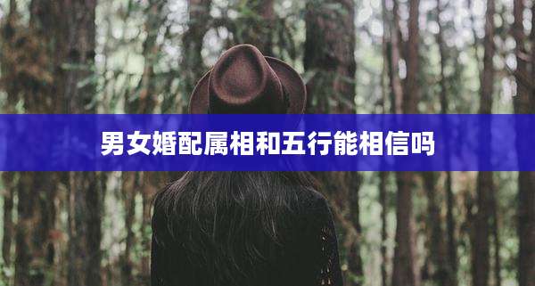 男女婚配属相和五行能相信吗