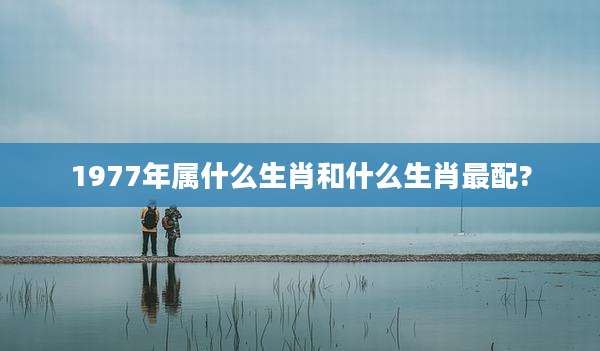 1977年属什么生肖和什么生肖最配?