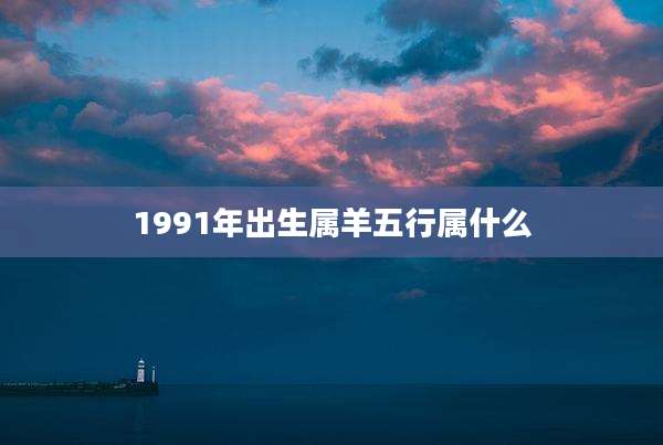 1991年出生属羊五行属什么