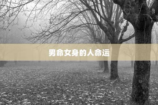 男命女身的人命运