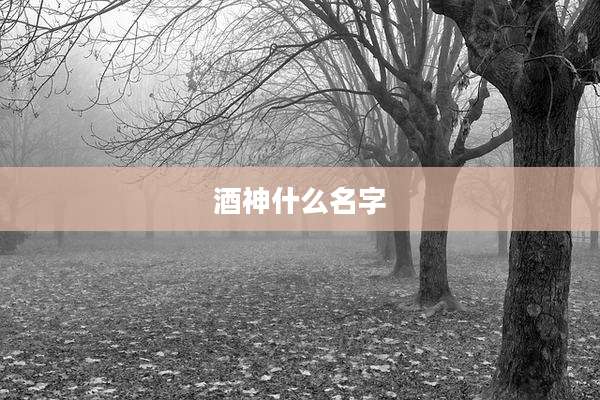 酒神什么名字