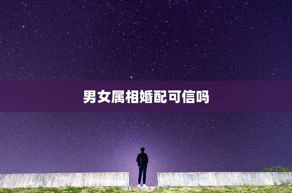 男女属相婚配可信吗