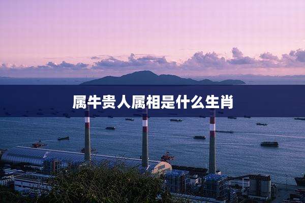 属牛贵人属相是什么生肖