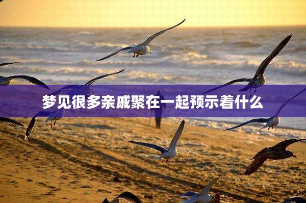 梦见很多亲戚聚在一起预示着什么