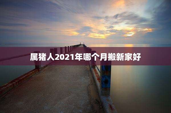 属猪人2021年哪个月搬新家好