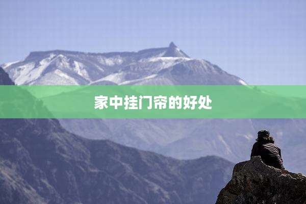 家中挂门帘的好处