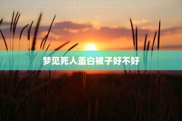 梦见死人盖白被子好不好