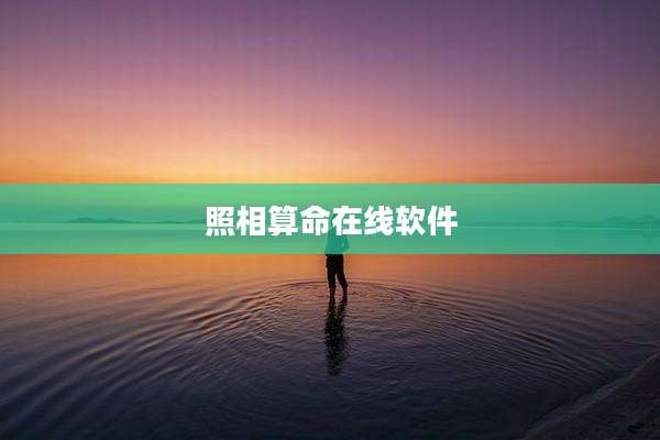 照相算命在线软件