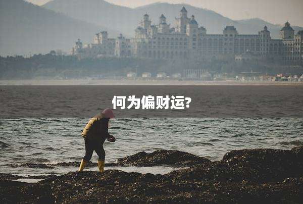 何为偏财运?