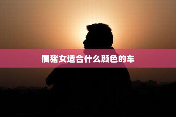 属猪女适合什么颜色的车