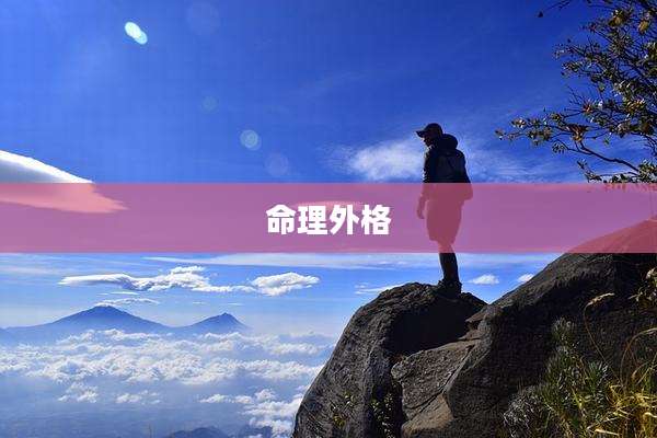 命理外格