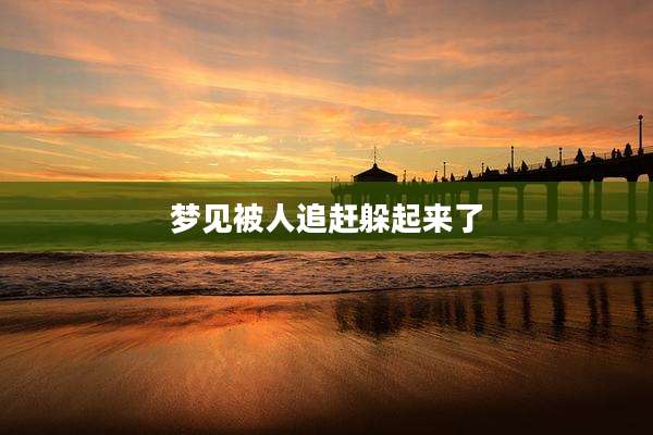 梦见被人追赶躲起来了