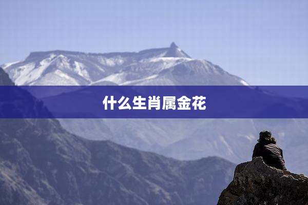 什么生肖属金花