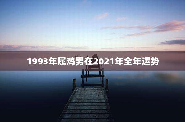 1993年属鸡男在2021年全年运势