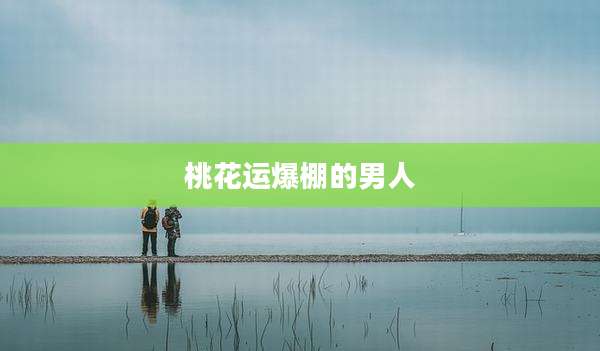 桃花运爆棚的男人
