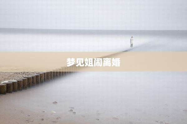 梦见姐闹离婚