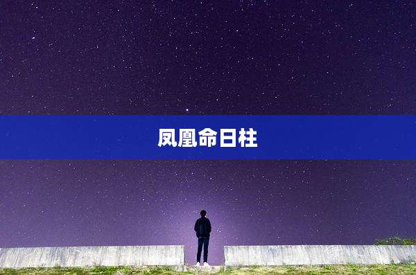 凤凰命日柱