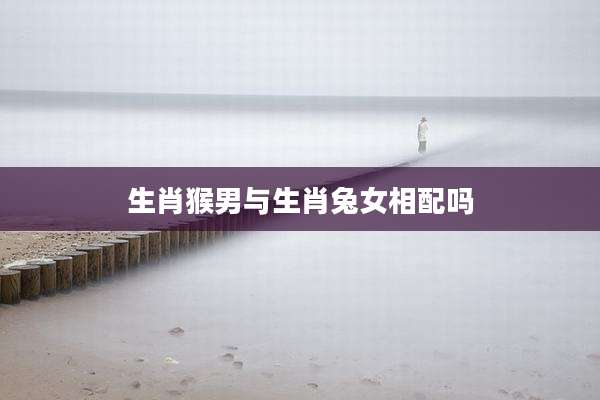 生肖猴男与生肖兔女相配吗