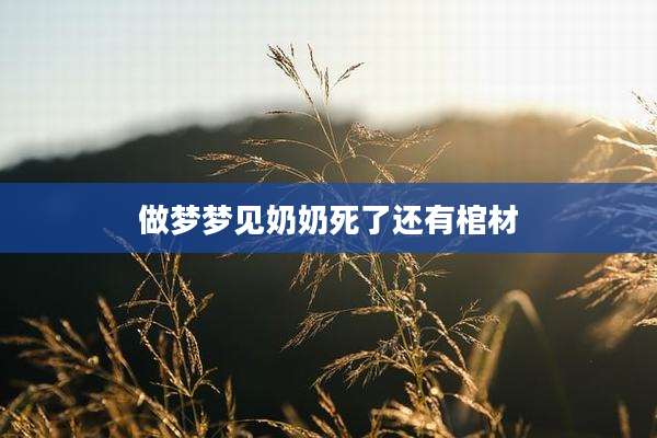 做梦梦见奶奶死了还有棺材