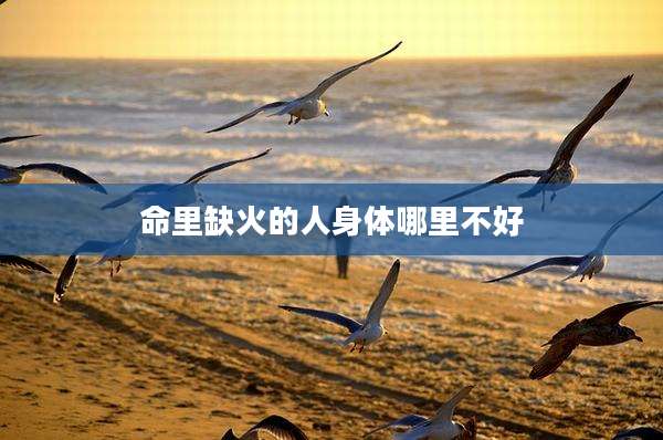 命里缺火的人身体哪里不好