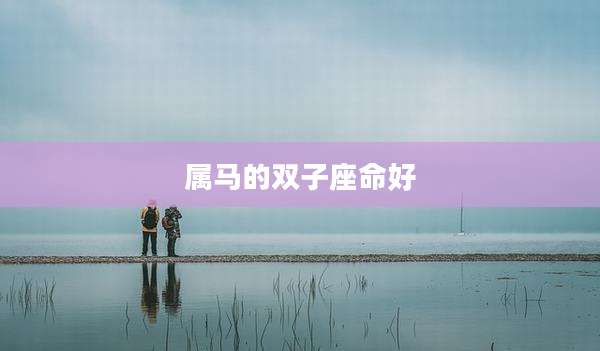属马的双子座命好