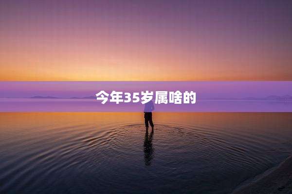 今年35岁属啥的