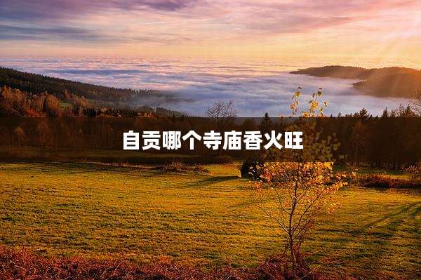 自贡哪个寺庙香火旺