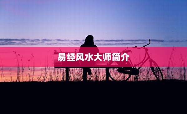 易经风水大师简介
