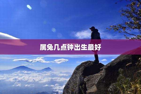 属兔几点钟出生最好