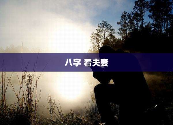 八字 看夫妻