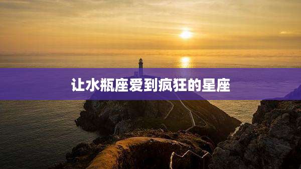 让水瓶座爱到疯狂的星座