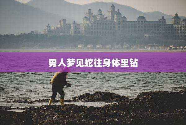 男人梦见蛇往身体里钻