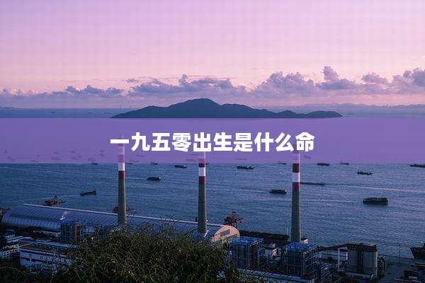 一九五零出生是什么命