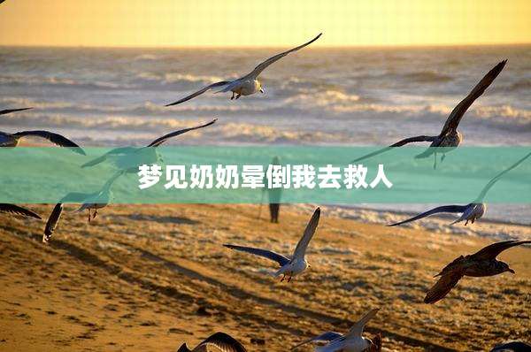 梦见奶奶晕倒我去救人
