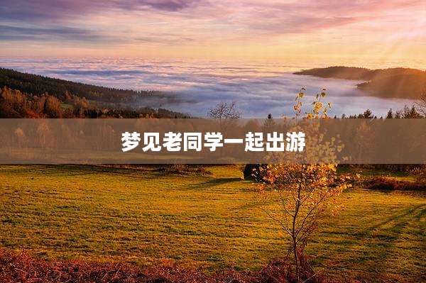 梦见老同学一起出游