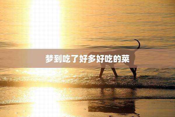梦到吃了好多好吃的菜
