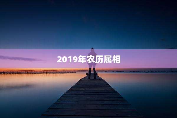 2019年农历属相