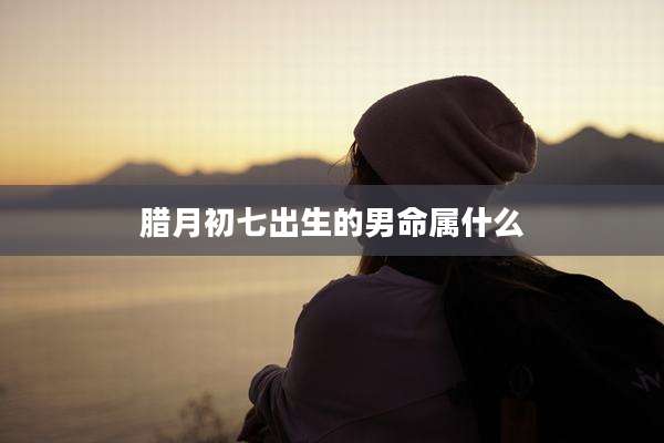 腊月初七出生的男命属什么