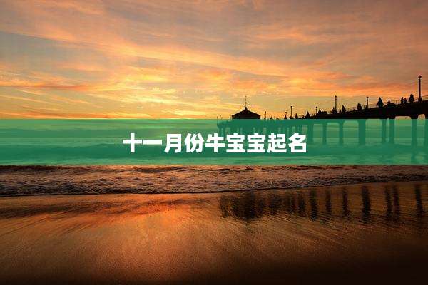 十一月份牛宝宝起名