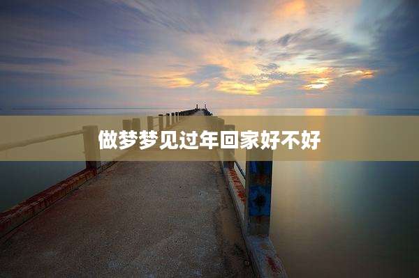 做梦梦见过年回家好不好