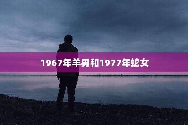 1967年羊男和1977年蛇女